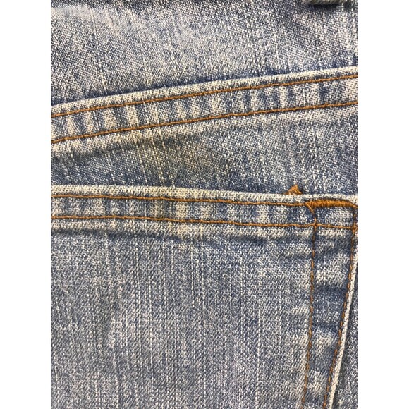 Calvin Klein Stretch Slim Mid Rise Boot Cut Wide Leg Denim Jeans Womens 4 - Picture 14 of 16